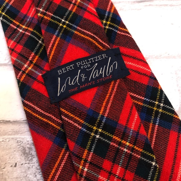 Vintage Bert Pulitzer for Lord & Taylor Necktie - Picture 1 of 3